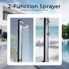 Solar-Powered Outdoor Shower, 2.1 m Pool Shower with 360° Rotating Showerhead view 2
