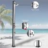 Solar-Powered Outdoor Shower, 2.1 m Pool Shower with 360° Rotating Showerhead view 3