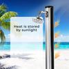 Solar-Powered Outdoor Shower, 2.1 m Pool Shower with 360° Rotating Showerhead view 4