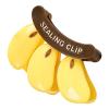Reusable Food Clips with Magnetic Banana Design view 1