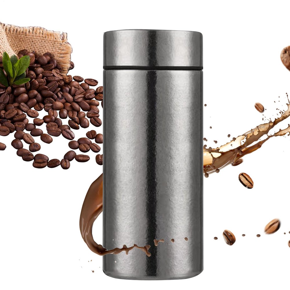 Titanium Water Bottle – Leakproof 200 mL Vacuum-Insulated Flask