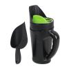 Portable Dispenser with Adjustable 2.5-Liter Opening and Scoop | Multi-Hole Lawn Seed Spreader | Ice Melt Dispenser view 1