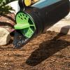 Portable Dispenser with Adjustable 2.5-Liter Opening and Scoop | Multi-Hole Lawn Seed Spreader | Ice Melt Dispenser view 2