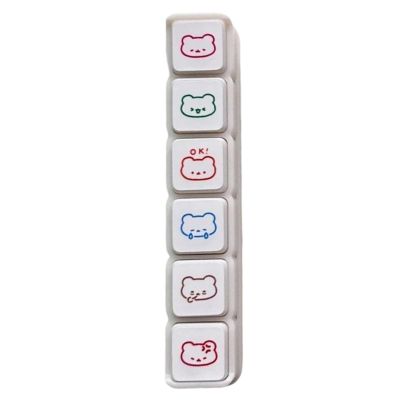 Scrapbooking Stamp Set, 8.5 x 1.5 x 1.5 cm, ABS, Cartoon, Portable, Reusable