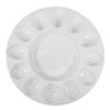 VALICLUD White Ceramic Deviled Egg Serving Tray view 1