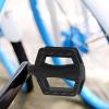 Kids' Bicycle Pedal Set, 12 mm/14 mm Thread, Flat Pedals with Large Contact Area and Two Reflective Plates for Increased Road Visibility (12 mm) view 3