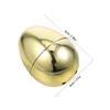 Veemoon 30-Pack Fillable Plastic Easter Eggs, 6 x 4 cm, Gold Look view 2