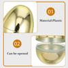 Veemoon 30-Pack Fillable Plastic Easter Eggs, 6 x 4 cm, Gold Look view 3