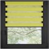 RENA Roller Blinds for Windows Without Drilling - Day and Night - Double Roller Blind with Hooks - Ready to Use - Window Blind - Anthracite, Adjustable Chain - 95 x 130 cm - Lime - Anthracite Mechanism view 2