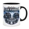 Personalized Truck Driver Mug with Name, 300 ml, Black view 1