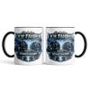 Personalized Truck Driver Mug with Name, 300 ml, Black view 3