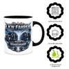 Personalized Truck Driver Mug with Name, 300 ml, Black view 4