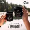 MoonWorks Black Enamel Mug – “Smile, You Can’t Kill Them All” view 4