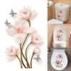Botanical 3D Toilet Seat and Tank Sticker Set view 3
