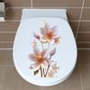 Botanical 3D Toilet Seat and Tank Sticker Set view 4