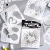 6-Piece Ink Dot Stencil Set view 3