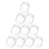 10 Miniature Glass Bottles for Succulents, Transparent Growing Containers view 1