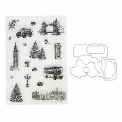 DIY Christmas Stamps, Transparent and Reusable, with Clear Designs for Cards, Scrapbooks, Photo Albums, and Decorations