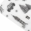 DIY Christmas Stamps, Transparent and Reusable, with Clear Designs for Cards, Scrapbooks, Photo Albums, and Decorations view 3