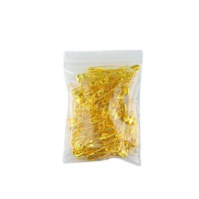 QUXVUIS 100 Safety Pins, Assorted, Small, Gold