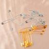 QUXVUIS 100 Safety Pins, Assorted, Small, Gold view 4