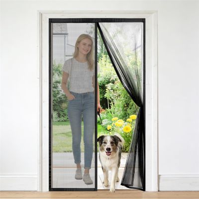 Magnetic Insect Screen Door, 70 x 230 cm, Black