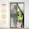 Magnetic Insect Screen Door, 70 x 230 cm, Black view 2