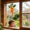 Easter Ornament Realistic Miniature Sunflower Carrot Bouquet view 2