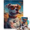 Hundeboss 2,000-Piece Gray Cardboard Puzzle, 39 x 27.5 in view 1