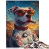 Hundeboss 2,000-Piece Gray Cardboard Puzzle, 39 x 27.5 in view 2