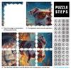 Hundeboss 2,000-Piece Gray Cardboard Puzzle, 39 x 27.5 in view 3