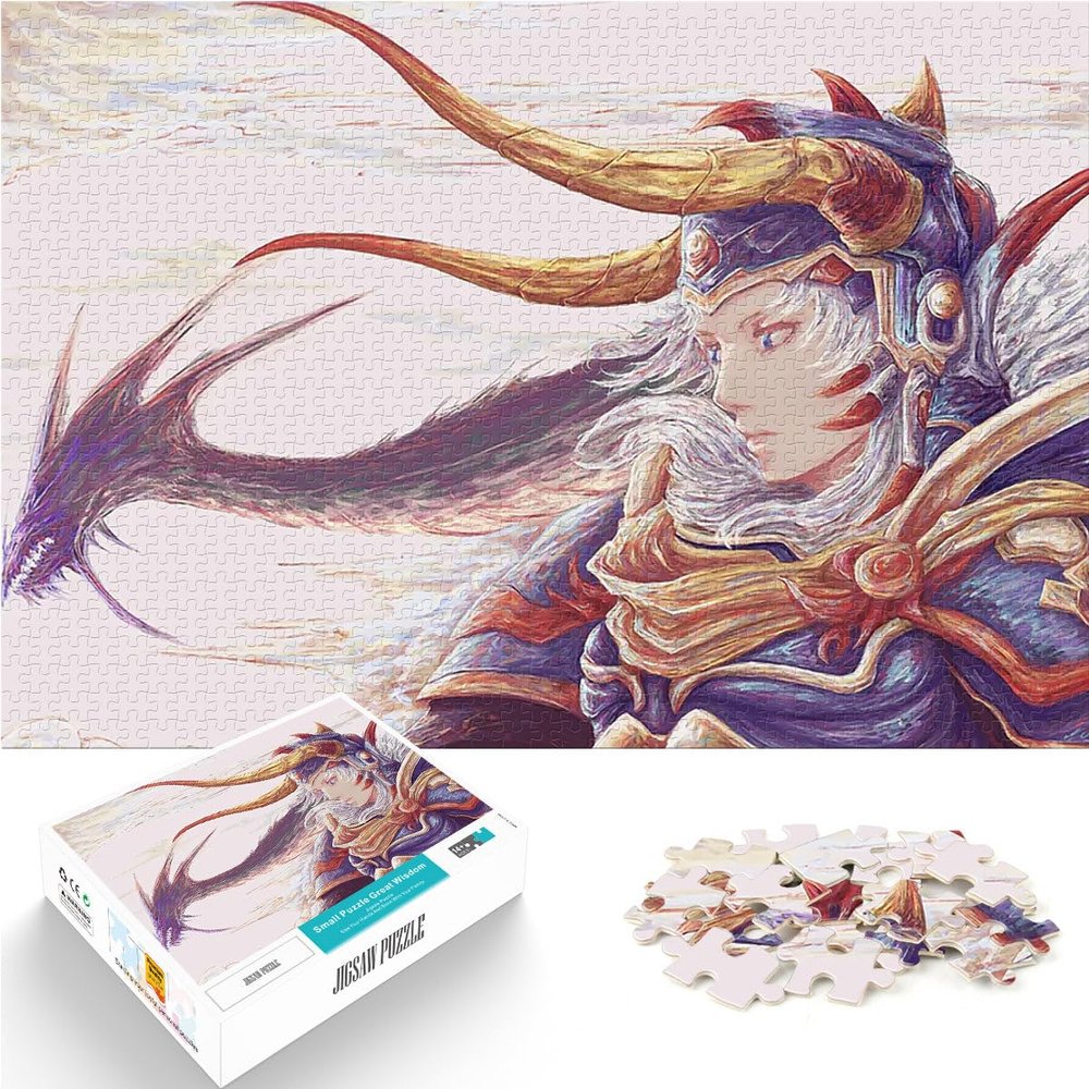 Warriors of Light Teenager Puzzle, 2,000 Pieces, Brain and Hand Training, Educational Game, 70 x 100 cm