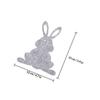 VALICLUD 4-Piece Bunny-Shaped Felt Cutlery Holders view 2