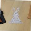 VALICLUD 4-Piece Bunny-Shaped Felt Cutlery Holders view 4