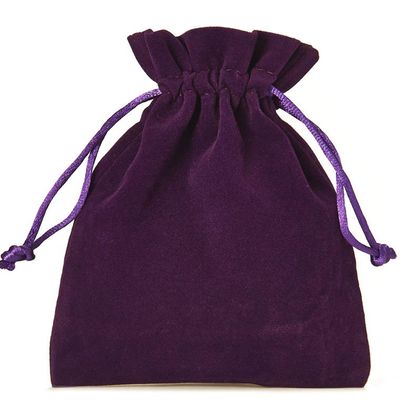 6 Velvet Pouches, 20x12 cm, Gift Packaging