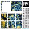 Starry Night Cat Puzzle, 1,000 Pieces, 52 x 38 cm view 3