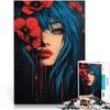 Girl and Poppies 2,000-Piece Puzzle for Adults view 1