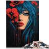 Girl and Poppies 2,000-Piece Puzzle for Adults view 2