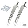 Stainless Steel Flush Bolt Set for Composite Doors, Top and Bottom Edge Mounting view 1
