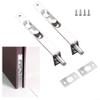 Stainless Steel Flush Bolt Set for Composite Doors, Top and Bottom Edge Mounting view 4