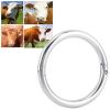 Uitndvyte Carbon Steel Nose Rings for Cattle, Moisture-Resistant view 2