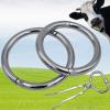 Uitndvyte Carbon Steel Nose Rings for Cattle, Moisture-Resistant view 3