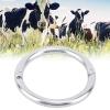 Uitndvyte Carbon Steel Nose Rings for Cattle, Moisture-Resistant view 4