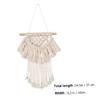 SEWACC Beige Macrame Wall Hanging with Tassels view 2