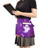 RPLIFE Waist Apron with Lantern Pumpkins for Men and Women, Short Server Apron with 3 Pockets view 3