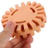 HANABASS 2-Piece Serrated Rubber Eraser Wheels for Drills, for Removing Stickers and Adhesive from Cars and Motorcycles, with Durable Alloy Adapter view 4