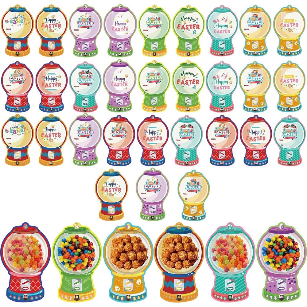 Holiday Candy Cards, 36 Pieces, Party Supplies
