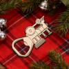 Ergonomic Christmas Bottle Opener view 3