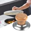 Multifunctional Wooden Pot Lid Knob view 4