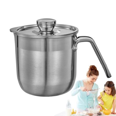 6.1-Inch Egg Yolk Separator with Handle and Lid